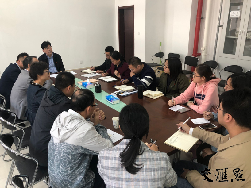 （院领导深入二级学院调研）